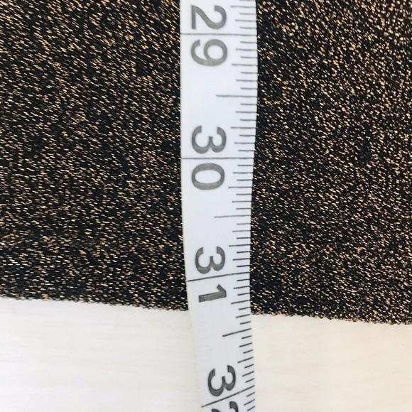 Rebel Wilson X Angels Black/Metallic Bronze Knit Top BE THANKFUL FOR THIS 2X EUC - Picture 5 of 9